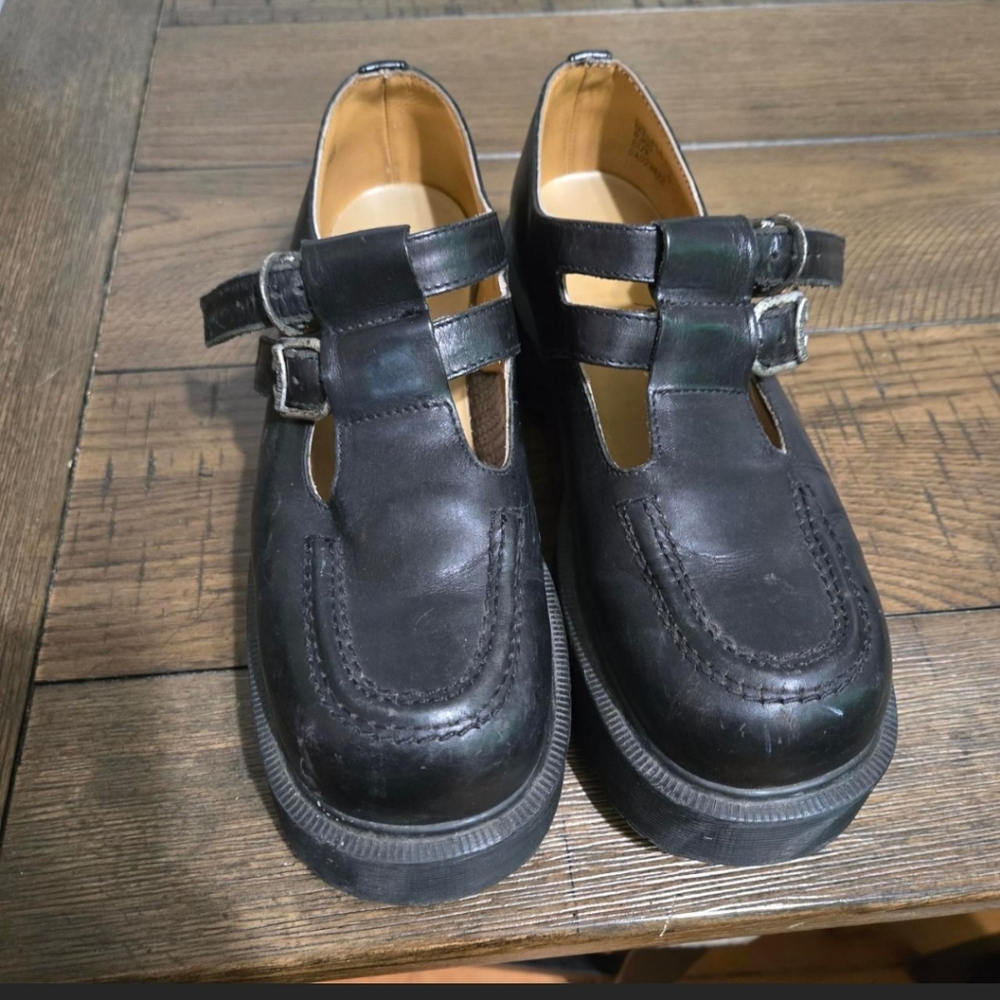 Vintage Made in England Platform Mary Jane Dr Martens
